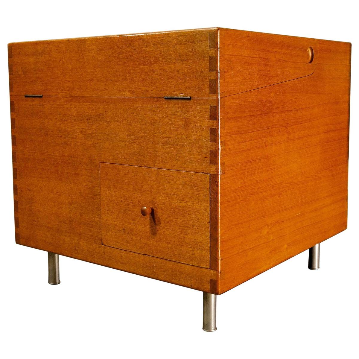 Midcentury Hans Wegner Cube Bar