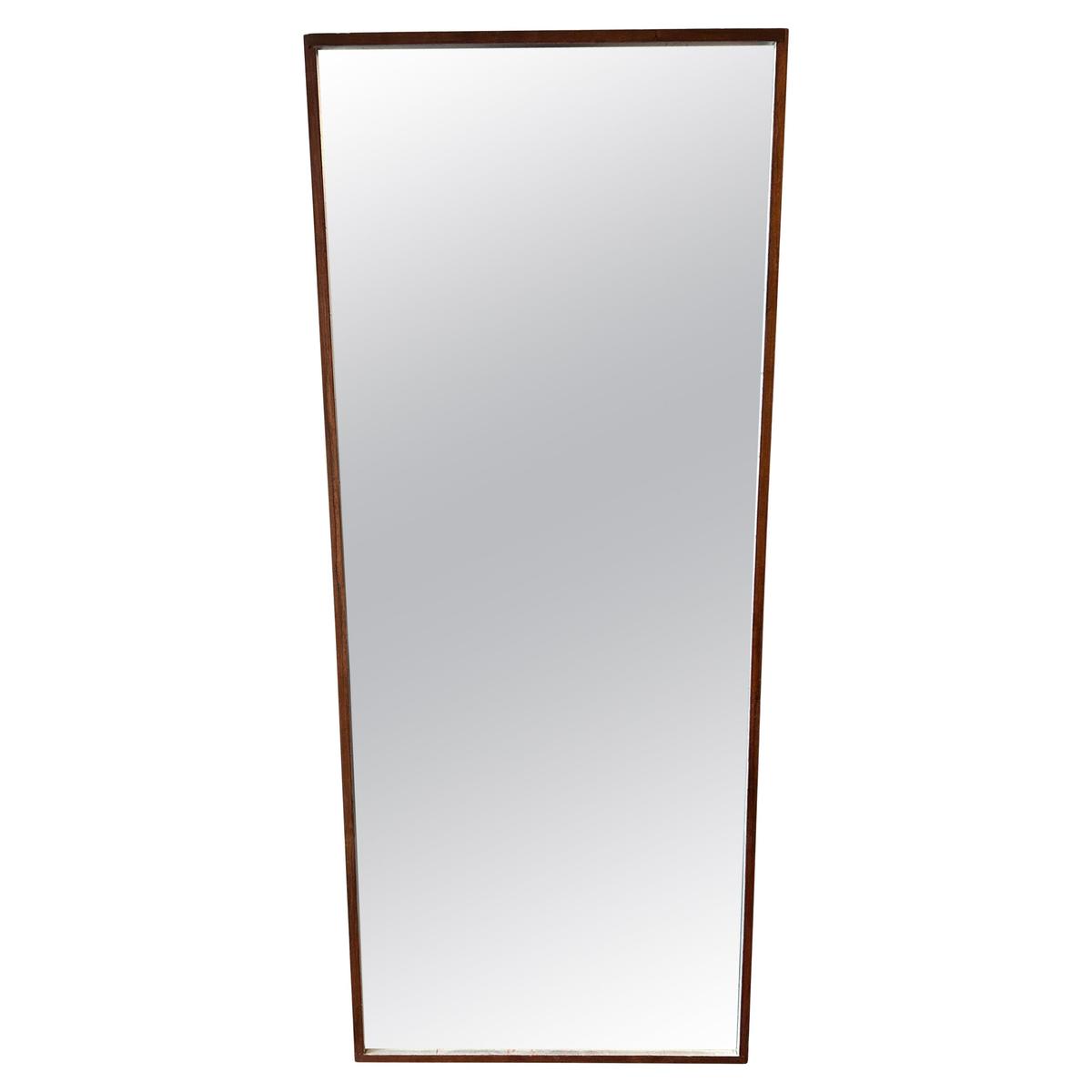 Phillip Lloyd Powell large Walnut wall or floor Mirror New Hope PA